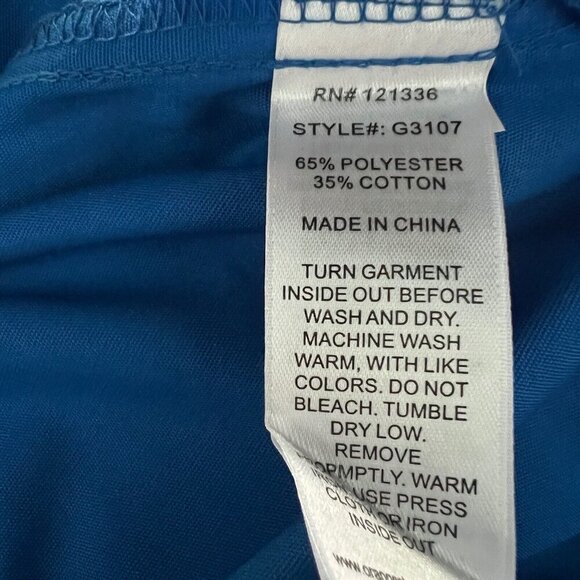 Orange Standard Balboa Scrub Top Womens Extra Small Royal Blue V-Neck‎ Pockets - Picture 5 of 5